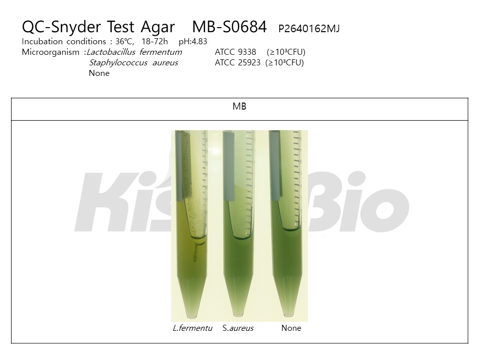 자료실-[QC 자료] Snyder Test Agar MB-S0684